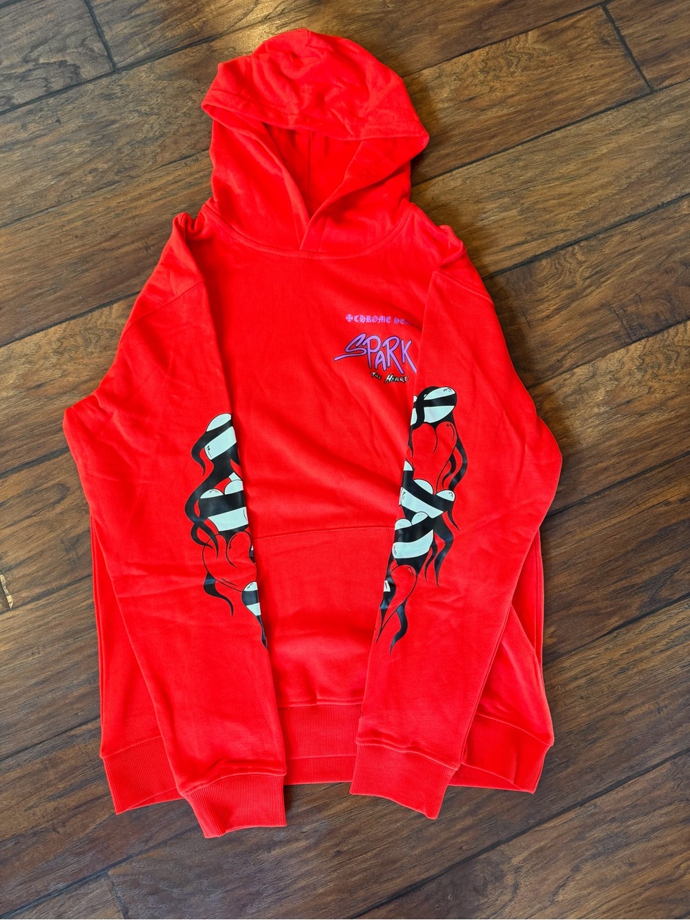 CH 🔥 Red Orange Matty Boy Hoodie